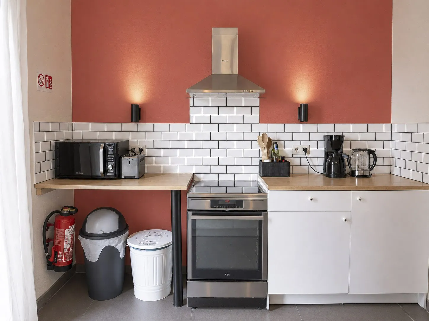 Cuisine équipée vue de face
