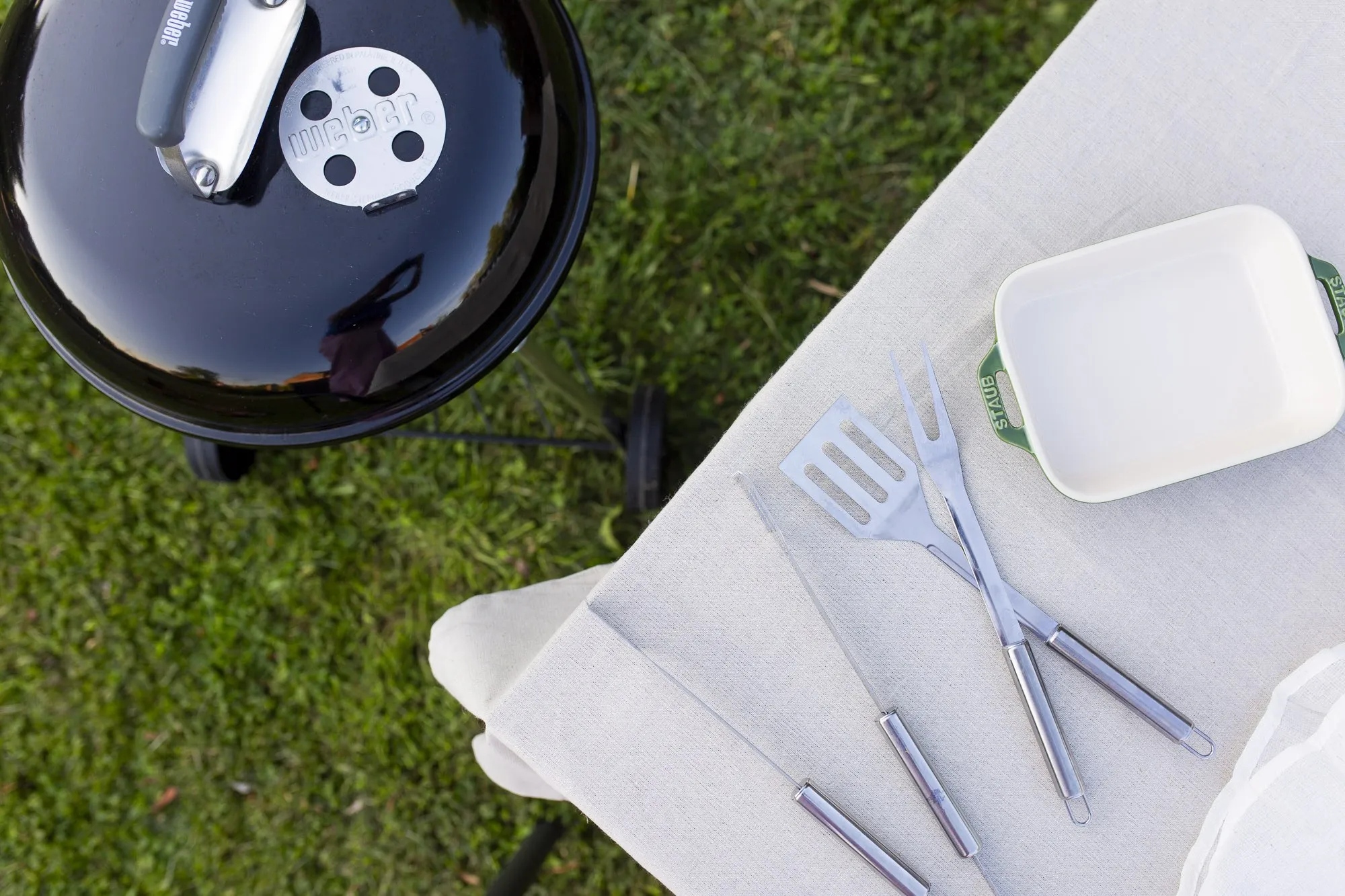 Barbecue in the garden